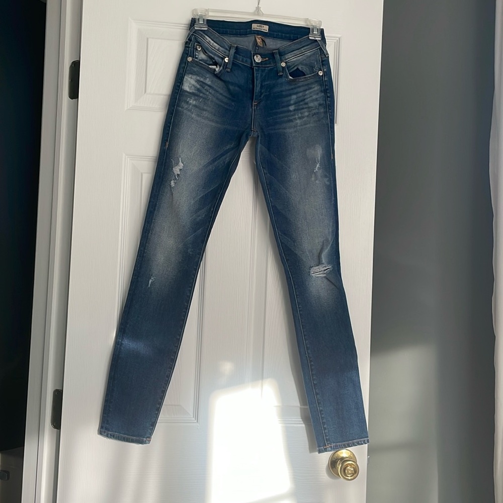 Gently used Casey low rise super skinny True Religion jeans